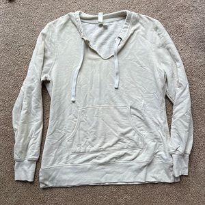Cream sweatshirt, Green Tea brand, no hood